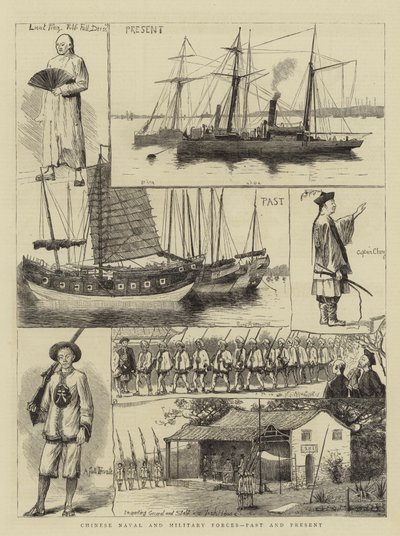 Chinesische Marine- und Landstreitkräfte, Vergangenheit und Gegenwart von Percy Macquoid